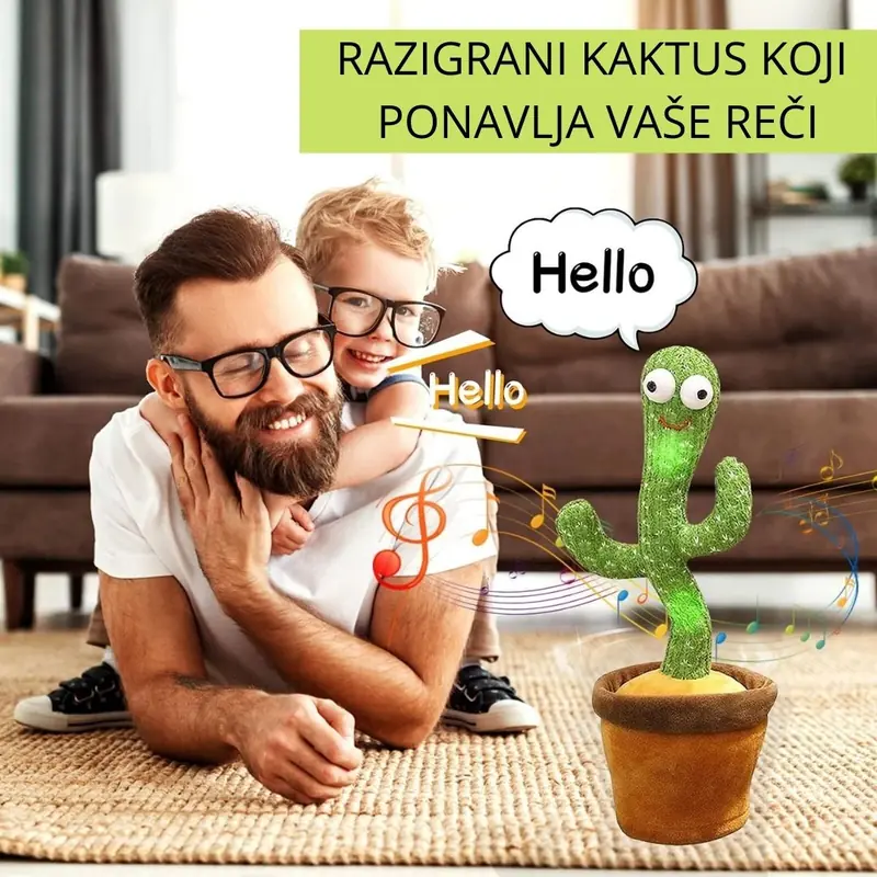Plesni kaktus igračka