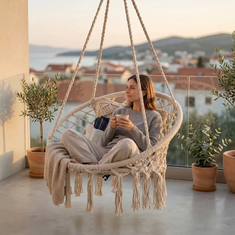 Boho ljuljaška za sedenje