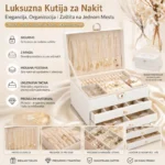 Troslojna kutija za nakit