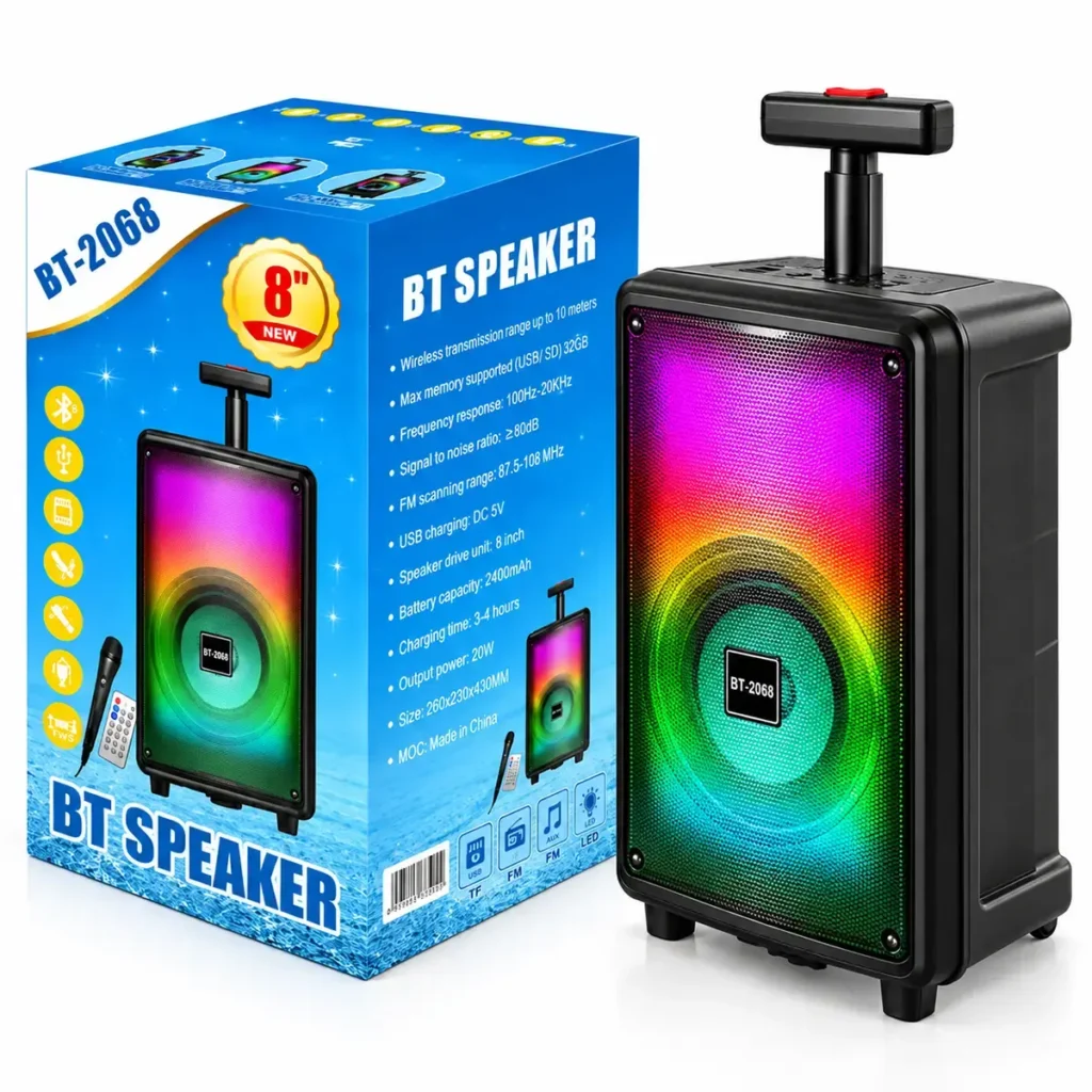 Bluetooth karaoke zvučnik