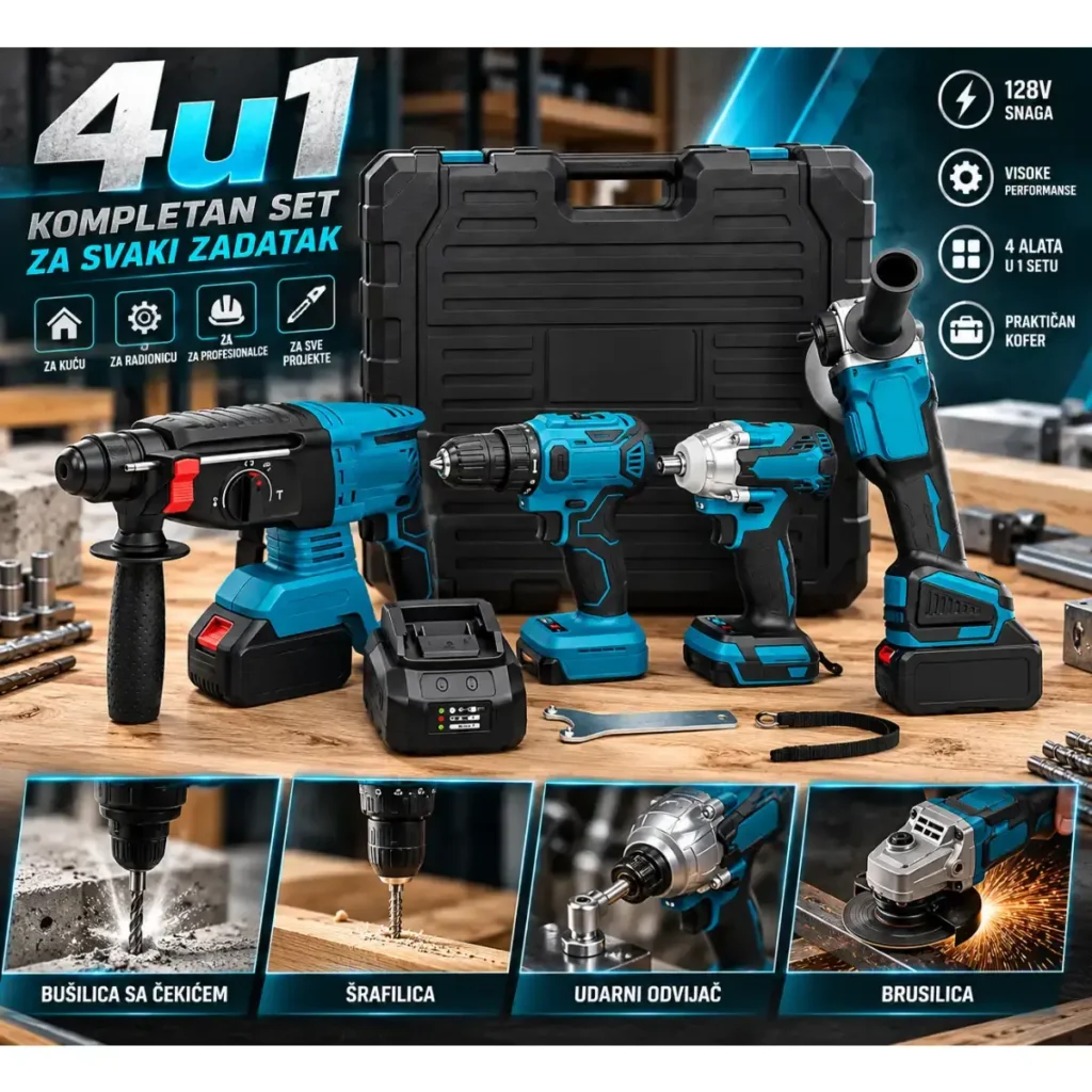 Komplet akumulatorskog alata